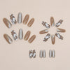 12 Sizes-24 Pcs Press On Nails Z733