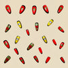 12 Sizes-24 Pcs Press On Nails Y271
