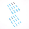 12 Sizes-24 Pcs Press On Nails JP1139