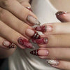 12 Sizes-24 Pcs Press On Nails FT-806