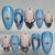12 Sizes-24 Pcs Press On Nails Z1041