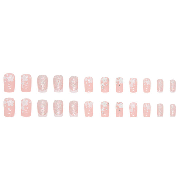 12 Sizes-24 Pcs Press On Nails Z753