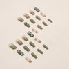 12 Sizes-24 Pcs Press On Nails R761