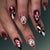 12 Sizes-24 Pcs Press On Nails Z-28