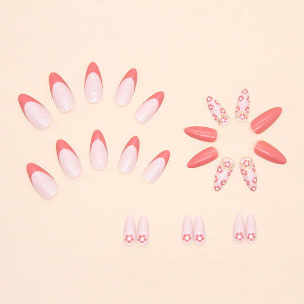 12 Sizes-24 Pcs Press On Nails W292