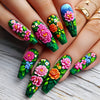 12 Sizes-24 Pcs Press On Nails Y644
