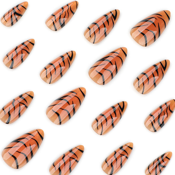 12 Sizes-24 Pcs Press On Nails JP4145