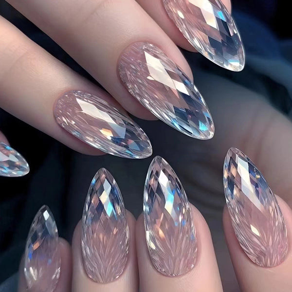 12 Sizes-24 Pcs Press On Nails MY059