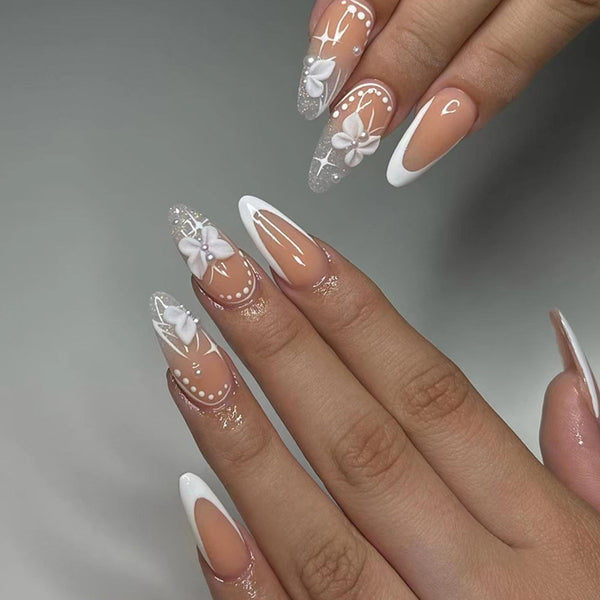 12 Sizes-24 Pcs Press On Nails Z827