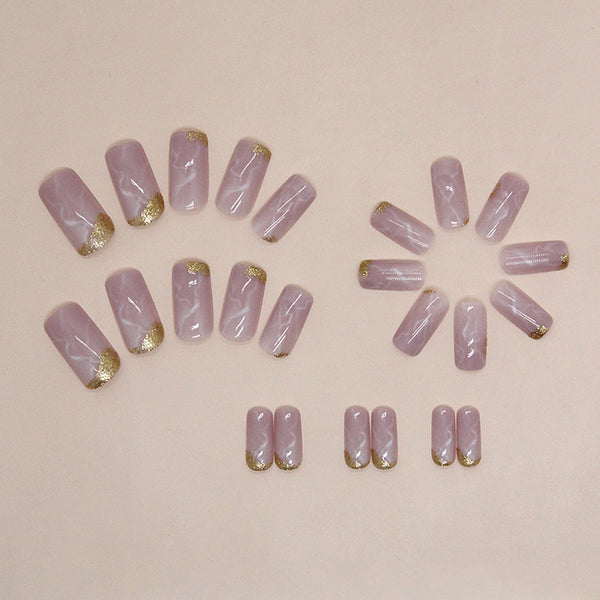 12 Sizes-24 Pcs Press On Nails W1452