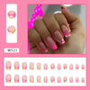 12 Sizes-24 Pcs Press On Nails W521