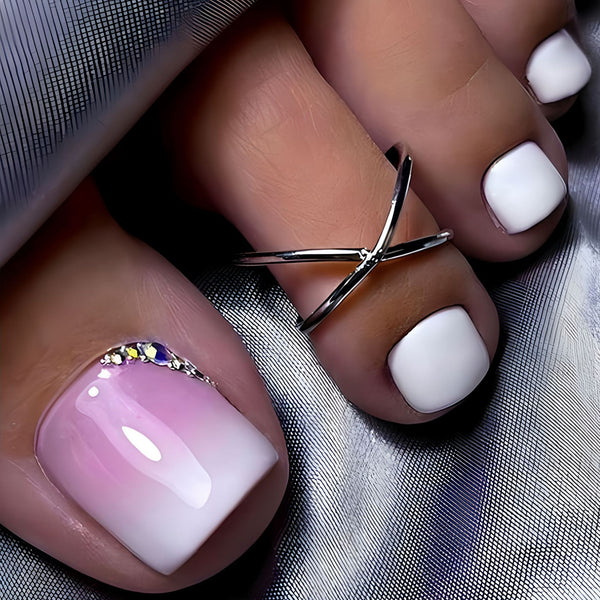 12 Sizes-24 Pcs Press On Nails Y863