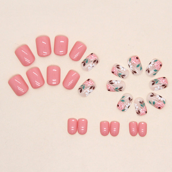 12 Sizes-24 Pcs Press On Nails W856