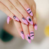 12 Sizes-24 Pcs Press On Nails JP1527