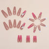 12 Sizes-24 Pcs Press On Nails Z739