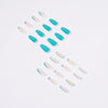 12 Sizes-24 Pcs Press On Nails JP1431