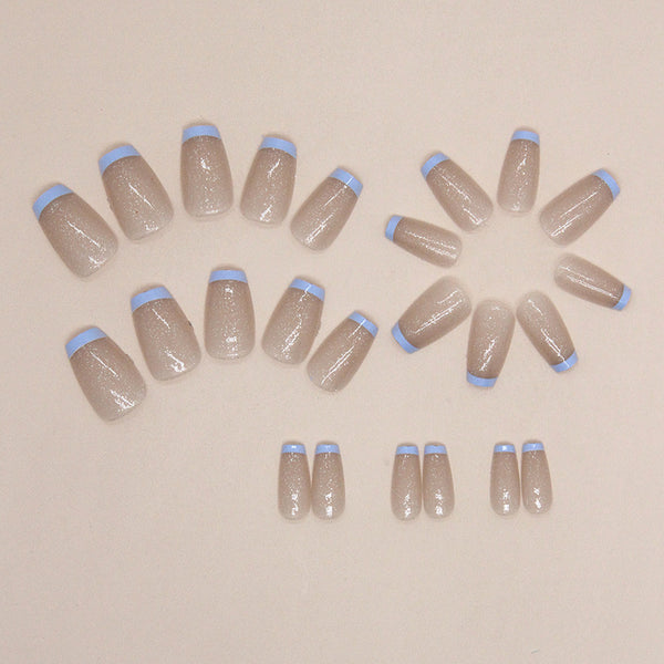 12 Sizes-24 Pcs Press On Nails W1339