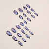 12 Sizes-24 Pcs Press On Nails W824