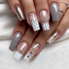 12 Sizes-24 Pcs Press On Nails W1711