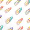 12 Sizes-24 Pcs Press On Nails JP1678
