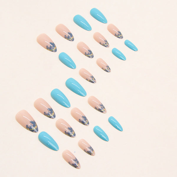 12 Sizes-24 Pcs Press On Nails W537