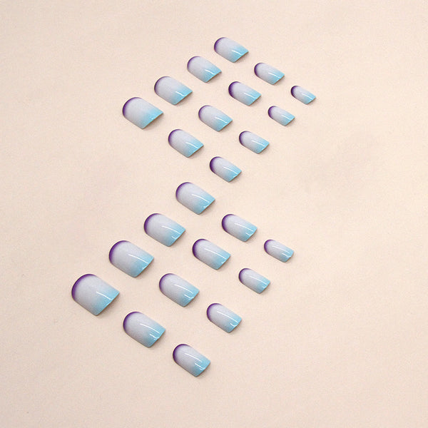 12 Sizes-24 Pcs Press On Nails W1177