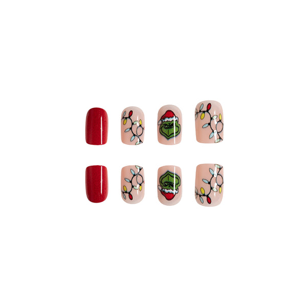 12 Sizes-24 Pcs Press On Nails C212