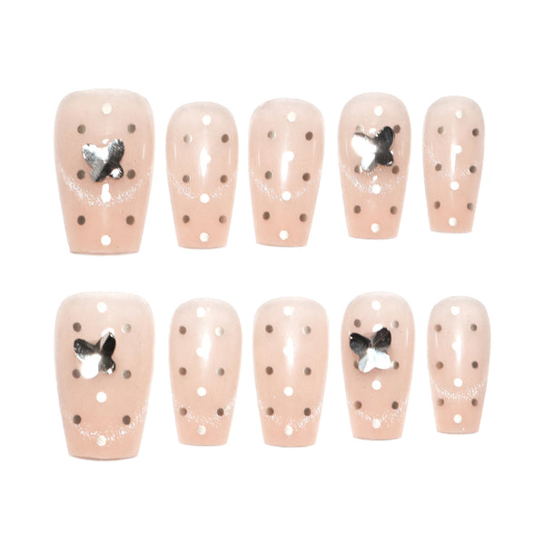 12 Sizes-24 Pcs Press On Nails nail-accessory