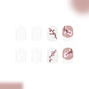 12 Sizes-24 Pcs Press On Nails C1363