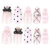 12 Sizes-24 Pcs Press On Nails JP4049