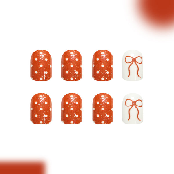 12 Sizes-24 Pcs Press On Nails C1423