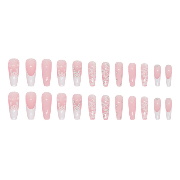 12 Sizes-24 Pcs Press On Nails Z688