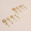 12 Sizes-24 Pcs Press On Nails F090