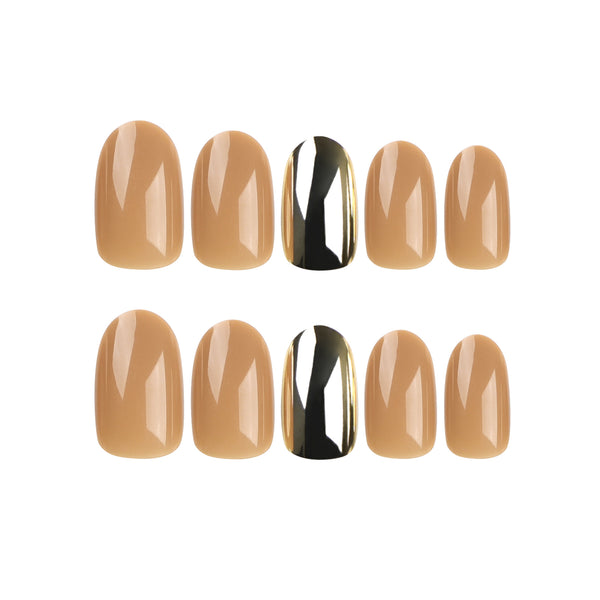 12 Sizes-24 Pcs Press On Nails JP3131