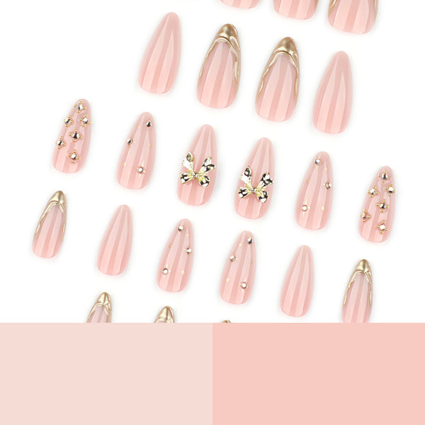 12 Sizes-24 Pcs Press On Nails JP4314