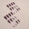 12 Sizes-24 Pcs Press On Nails W1146