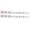 12 Sizes-24 Pcs Press On Nails F148