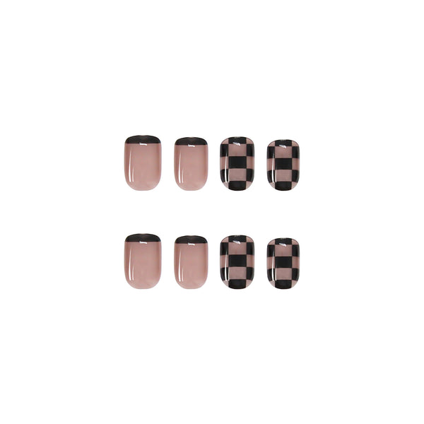 12 Sizes-24 Pcs Press On Nails R266