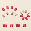 12 Sizes-24 Pcs Press On Nails Y094
