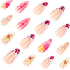 12 Sizes-24 Pcs Press On Nails JP3852