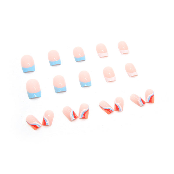 12 Sizes-24 Pcs Press On Nails W254