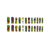 12 Sizes-24 Pcs Press On Nails Y207