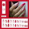 12 Sizes-24 Pcs Press On Nails W724