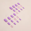12 Sizes-24 Pcs Press On Nails W570