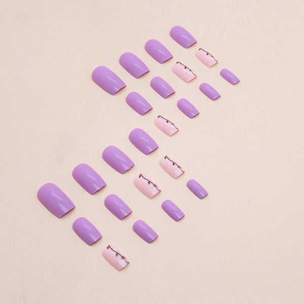 12 Sizes-24 Pcs Press On Nails W570