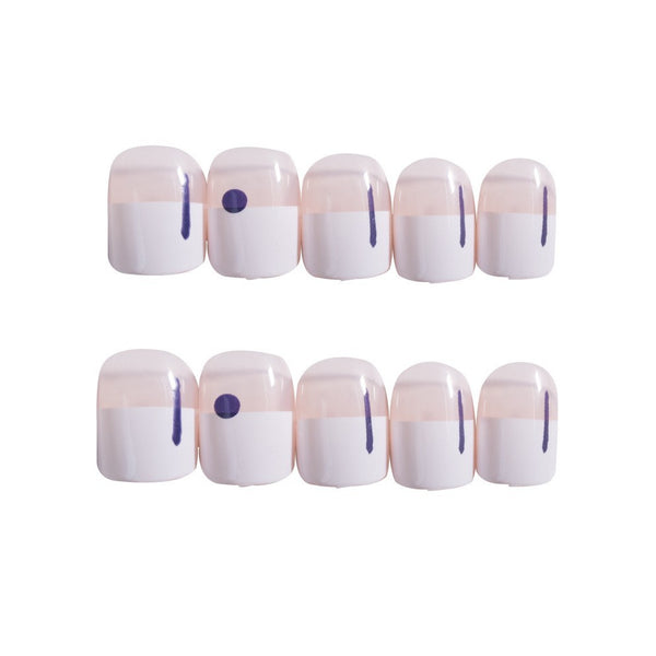 12 Sizes-24 Pcs Press On Nails JP813