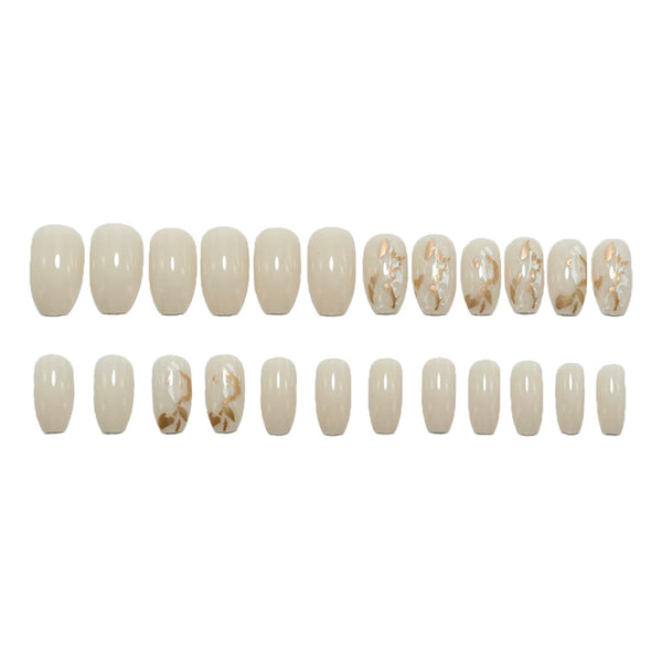 12 Sizes-24 Pcs Press On Nails Y1600