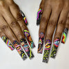12 Sizes-24 Pcs Press On Nails Y206