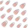 12 Sizes-24 Pcs Press On Nails JP3726