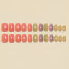 12 Sizes-24 Pcs Press On Nails Y1738